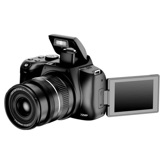 4K 72MP 12X Optical Zoom Student Digital Camera WiFi HD Video Camera With 3 Inch Flip Screen, W3