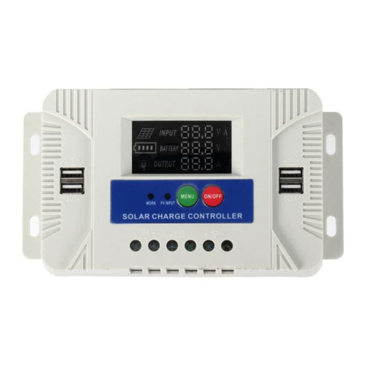 12V 24V Setup-Free Color Screen Luminous Display Solar Controller PV Solar Charge Controller, 10A, 20A, 30A, 40A, 50A, 60A