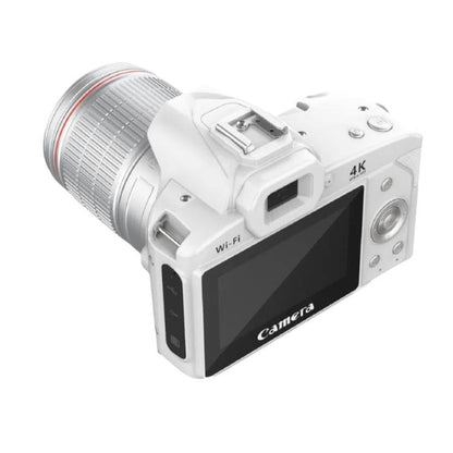 D5 HD WiFi Digital Camera 64MP Dual Camera Night Vision Photography Video DV, Standard White, Standard+Fill Light, Standard+Macro Lens, Standard+Microphone, Standard+Handheld Bracket, Standard+Mic+Light+Lens+Bracket
