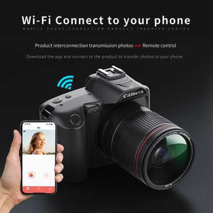 D5 HD WiFi Digital Camera 64MP Dual Camera Night Vision Photography Video DV, Standard White, Standard+Fill Light, Standard+Macro Lens, Standard+Microphone, Standard+Handheld Bracket, Standard+Mic+Light+Lens+Bracket
