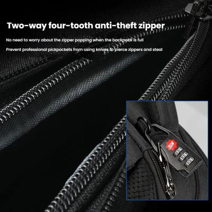 Men Anti-Theft Laptop Backpack with USB Charging Port, Headphone Hole & Comfort Shoulder Straps for Travel, Work Commute, Tigernu  15.6-inch Standard, Tigernu 19-inch Expandable