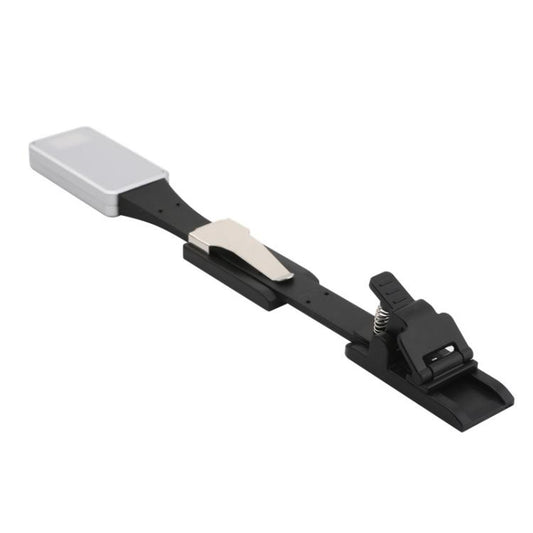 Portable Clip Book Lamp Mini Desk Lamp Learning Reading Rechargeable Clip Bookmark Light(Magnetic Dual Clip Set)
