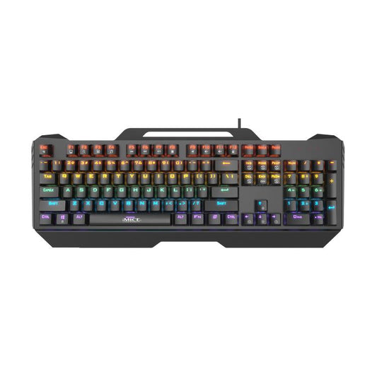 USB Wired RGB Mechanical Metal Gaming Keyboard, GK-400