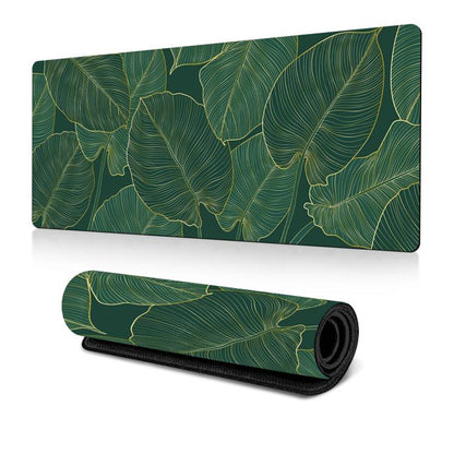 Flowers and Trees Themed Mouse Pad Desk Mat For Office/Gaming, 300x600x2mm, 300x600x3mm, 300x700x2mm, 300x700x3mm, 300x800x2mm, 300x800x3mm, 400x900x2mm, 400x900x3mm