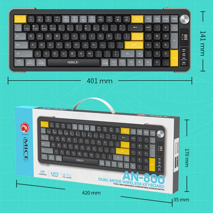 IMICE AN-800 Wireless Bluetooth Dual Mode Scissor Foot Structure Silent Keyboard