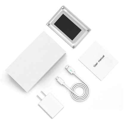 10.1 inch Transparent Acrylic Digital Photo Frame Video Picture Music Player Electronic Album Gift, US Plug, EU Plug, UK Plug, AU Plug