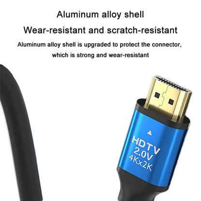 VegGieg V2.0 4K60Hz TV Set-Top Box Computer Monitor Projection HDMI Video Connection Cable, 1.5m, 2m, 3m, 5m