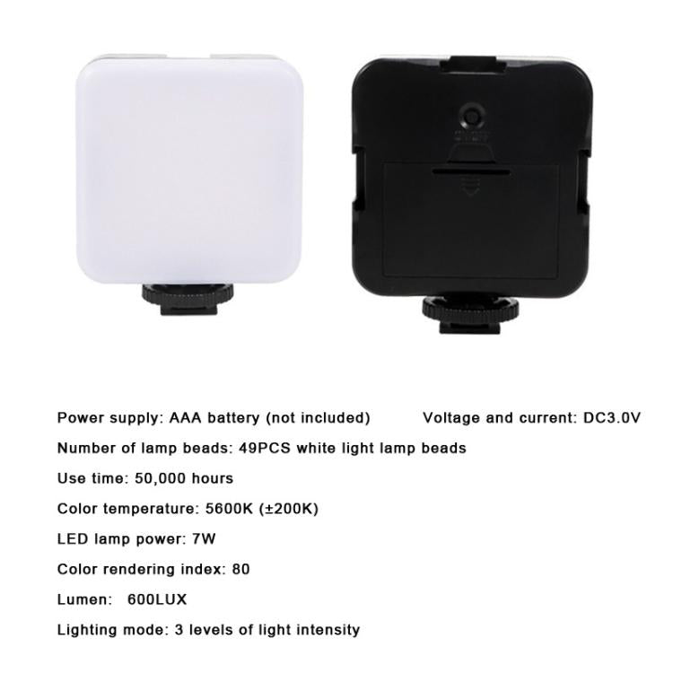 Smartphone Video Rig Kit with LED Fill Light & Microphone All-in-One Mobile Live Streaming, AY-49X