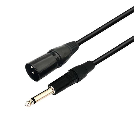 VEGGIEG 3Pin XLR Speaker Loudspeaker Cable Mixer Balanced Audio Microphone Cable, 0.3m, 0.5m, 1m, 1.5m, 2m, 3m, 5m, 8m, 10m, 15m, 20m