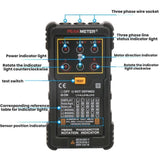 PEAKMETER Three-phase AC Motor Rotation Phase Sequence Tester, PM5900