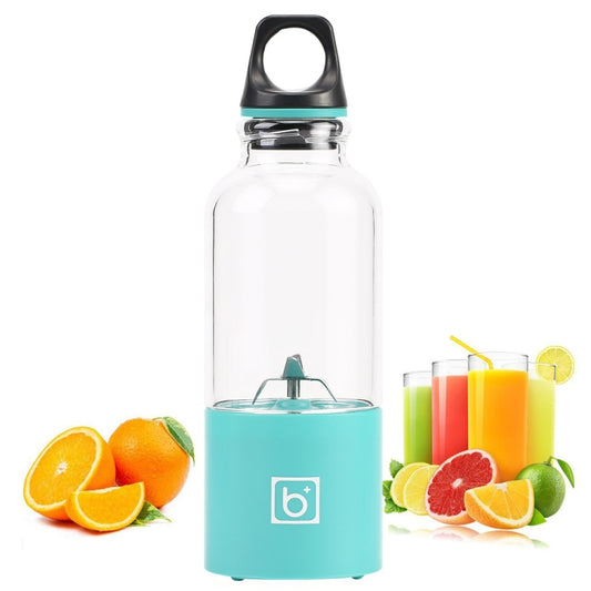 Mini Portable Electric Juicer Cup USB Rechargeable Juicer Fruit Juice Extractor(Blue)
