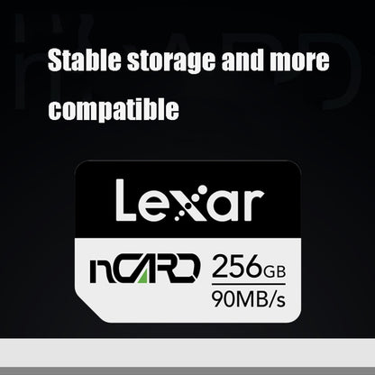 Lexar nCARD 256GB Memory Card Mobile Phone Expansion NM Card, 256GB