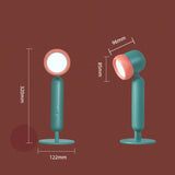 USB Charging Touch Adjustable LED Children Reading and Learning Eye Protection Table Lamp(Red)