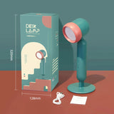 USB Charging Touch Adjustable LED Children Reading and Learning Eye Protection Table Lamp(Red)