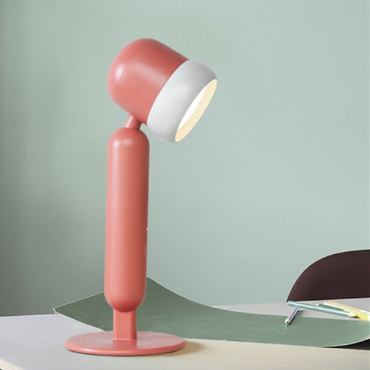 USB Charging Touch Adjustable LED Children Reading and Learning Eye Protection Table Lamp(Red)