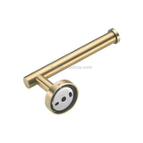 3 In 1 Matte 304 Stainless Steel Towel Bar Paper Towel Rack Hook Bathroom Accessories Bath Shower Set, Color:Gold