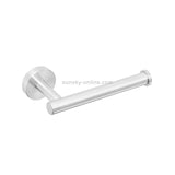 3 In 1 Matte 304 Stainless Steel Towel Bar Paper Towel Rack Hook Bathroom Accessories Bath Shower Set, Color:Silver