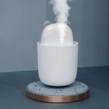 Home Desktop Mini USB Cute Pet Air Humidifier – Portable Quiet Aroma Diffuser with LED Night Light for Bedroom, Office & Car