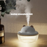 Home Desktop Mini USB Cute Pet Air Humidifier – Portable Quiet Aroma Diffuser with LED Night Light for Bedroom, Office & Car