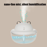 Home Desktop Mini USB Cute Pet Air Humidifier – Portable Quiet Aroma Diffuser with LED Night Light for Bedroom, Office & Car