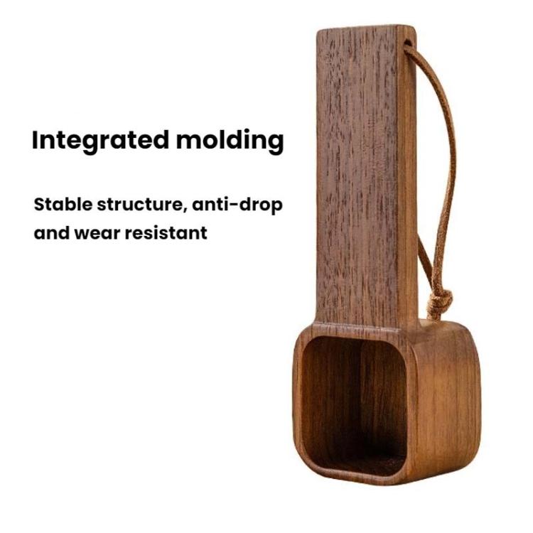 Wooden seasoning scoop