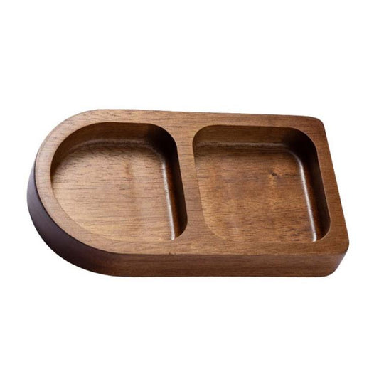 Wooden snack tray