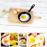 Mini Egg Frying Panpure Non-Stick Flat Bottom Pan Multicooker, Size:12cm