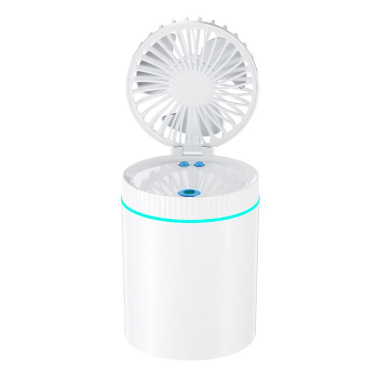 F98 Spray Cooling Desktop Fan – Portable Mini Humidifier with Colorful Lights for Bedroom & Office