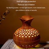 LED Light Aromatherapy Diffuser – Quiet Small Vase Humidifier & Essential Oil Diffuser 2-in-1