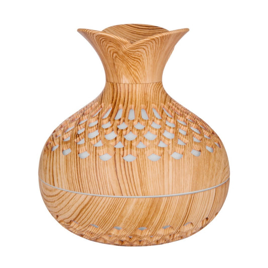 LED Light Aromatherapy Diffuser – Quiet Small Vase Humidifier & Essential Oil Diffuser 2-in-1